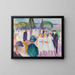 Spring Walk Painting - Edvard Munch — framed artwork on a wall