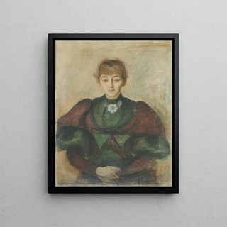 Ragnhild Backström - Edvard Munch — framed artwork on a wall