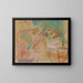 Scene of a restaurant - Edvard Munch — framed artwork on a wall