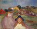 Route à Aasgaardstrand - Edvard Munch — artwork view