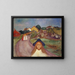 Route à Aasgaardstrand - Edvard Munch — framed artwork on a wall