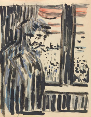 Standing figure - Edvard Munch — artwork view