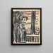 Standing figure - Edvard Munch — framed artwork on a wall
