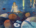 Summer Night Painting, mermaid - Edvard Munch — artwork view