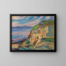 Sunbed - Edvard Munch — framed artwork on a wall