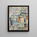 The construction of the winter studio - Edvard Munch — framed artwork on a wall