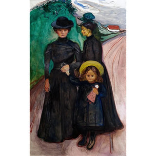 Reproduction of the painting The Family The Family Book - Edvard Munch