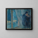The Kiss - Edvard Munch — framed artwork on a wall