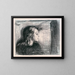 L'Enfant malade I - Edvard Munch — framed artwork on a wall