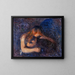 The Vampire - Edvard Munch — framed artwork on a wall