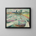 The Wave - Edvard Munch — framed artwork on a wall