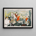 Tingletangle Painting - Edvard Munch — framed artwork on a wall