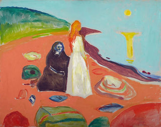 Deux femmes sur le rivage II - Edvard Munch — artwork view