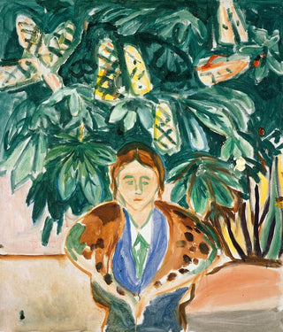 Under the Chestnut Tree - Edvard Munch — artwork view