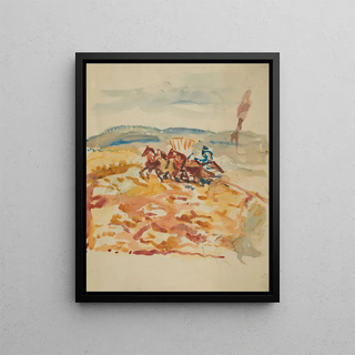 Untitled 15 - Edvard Munch — framed artwork on a wall