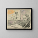 Untitled 22 - Edvard Munch — framed artwork on a wall
