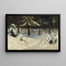 Winter Painting - Edvard Munch — framed artwork on a wall