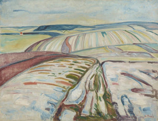 Winter Painting in Elgersburg - Edvard Munch — artwork view