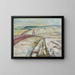 Winter Painting in Elgersburg - Edvard Munch — framed artwork on a wall