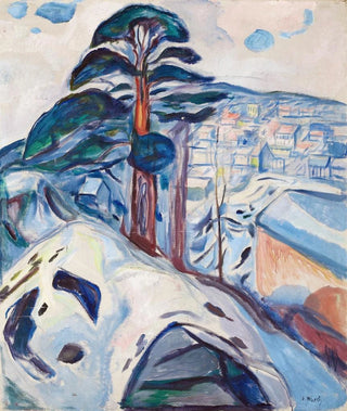 L'hiver à Kragerø - Edvard Munch — artwork view