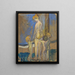 Woman with Children - Edvard Munch — framed artwork on a wall