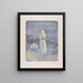 Young woman on the beach - Edvard Munch — framed artwork on a wall