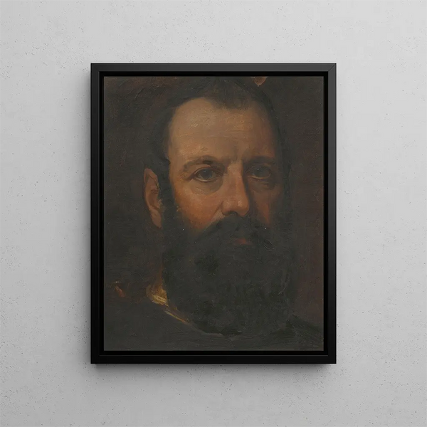 Charles XV - Edvard Persus — framed artwork on a wall