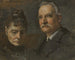 Portrait of a man and a woman - Edvard Persus — artwork view