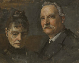 Portrait of a man and a woman - Edvard Persus — artwork view