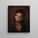 Study of a Roman Boy - Edvard Persus — framed artwork on a wall