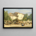 the city view of Sulmona, Abruzzo, Italy - Edvard Petersen — framed artwork on a wall
