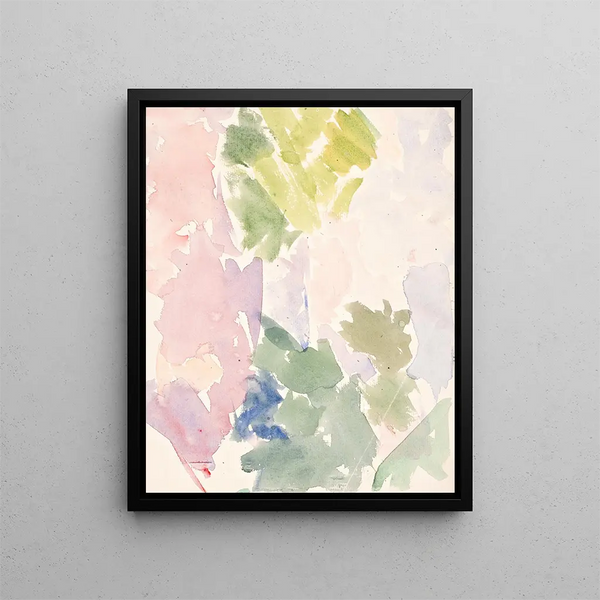 Étude de couleur pour l'image de Langelinie - Edvard Weie — framed artwork on a wall