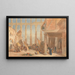 Aqueduct in Segovia, Spain - Edward Angelo Goodall — framed artwork on a wall