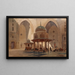Mosque of Sultan Hassan in Cairo - Edward Angelo Goodall — framed artwork on a wall