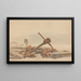 Vergue et ancre - Edward Angelo Goodall — framed artwork on a wall