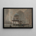L interior of the Sultan Hassan Mosque Cairo - Edward Angelo Goodall — framed artwork on a wall