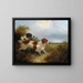 Two Terriers - Edward Armfield — framed artwork on a wall