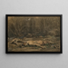 A Ravine at Inkermann - Edward Armitage — framed artwork on a wall