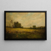 Autumn Sunset Painting - Edward B. Gay — framed artwork on a wall
