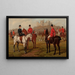 Sports Scene Painting - Edward Benjamin Herberte — framed artwork on a wall