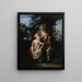 Les Dénicheurs - Edward Bird — framed artwork on a wall