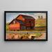 Ferme de Bluemont - Edward Bruce — framed artwork on a wall