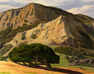 Oaks and Rocks in San Luis Obispo - Edward Bruce — artwork view
