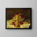 Still life with red and white currants - Edward Chalmers Leavitt — framed artwork on a wall