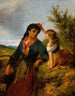 La fille aux fleurs - Edward Charles Barnes — artwork view