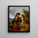 La fille aux fleurs - Edward Charles Barnes — framed artwork on a wall