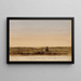 First view of the salt desert called Lake Torrens - Edward Charles Frome — framed artwork on a wall