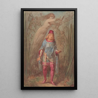 Reproduction of the painting Where should this music be - Edward Dalziel