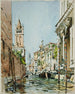 Rio di San Barnaba, Venice - Edward Darley Boit — artwork view