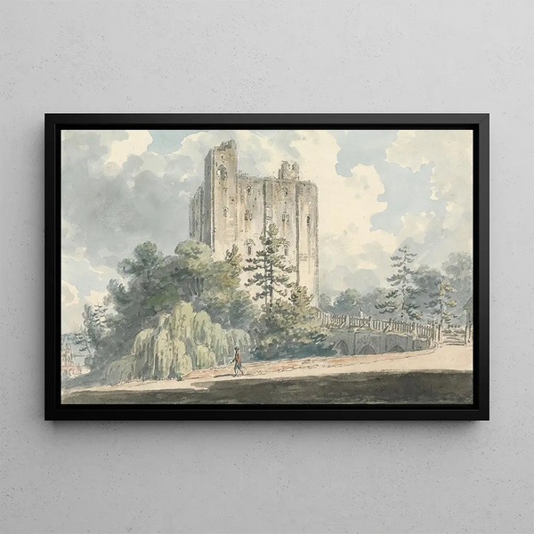 Château de Hedingham Essex - Edward Dayes — framed artwork on a wall